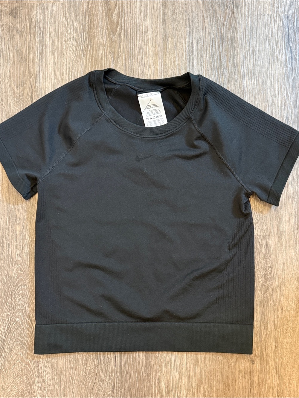 Nike Black Short-Sleeve Athletic Tee